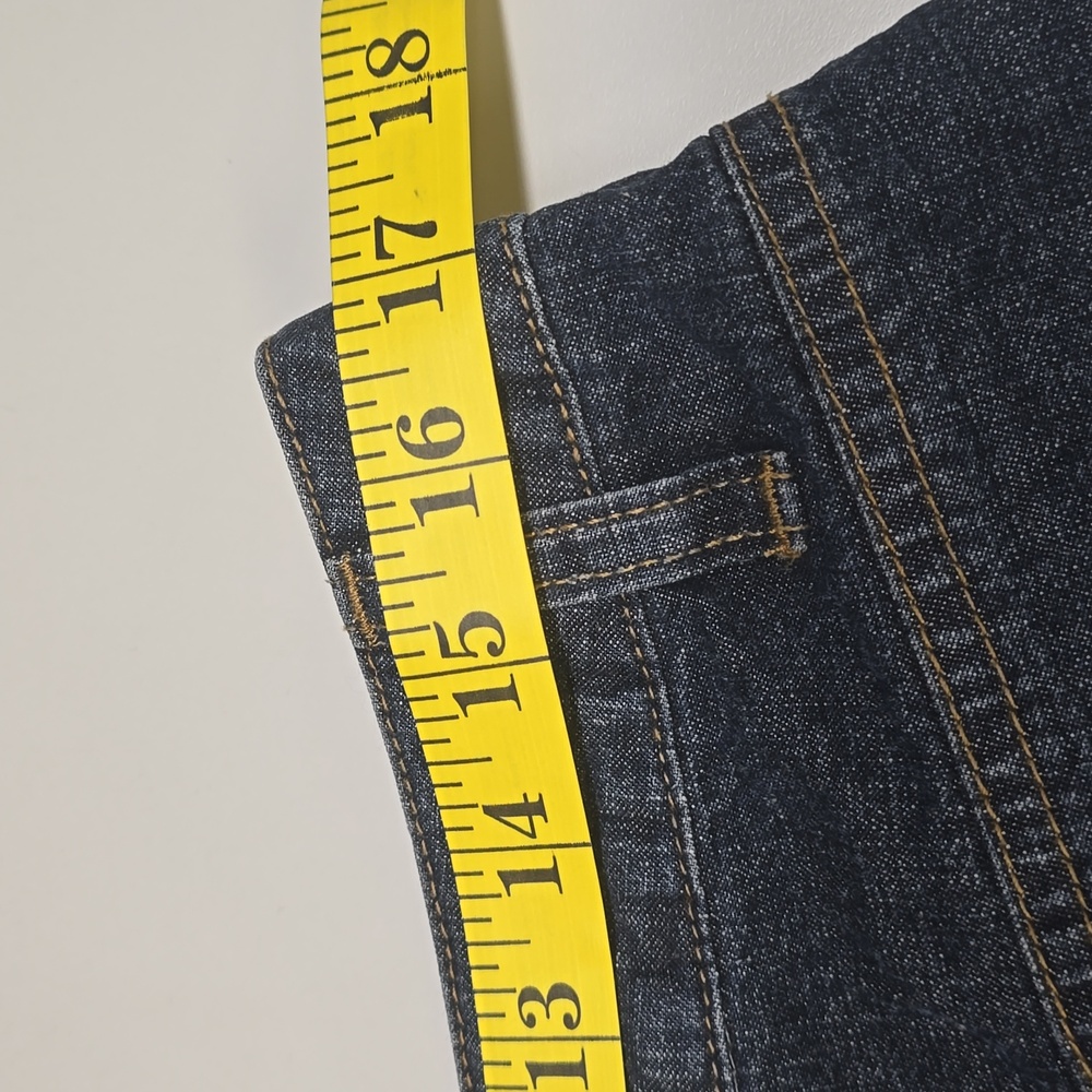 Jeanology Collection Classic Dark Blue Wide Leg Jeans, Sz12 - Picture 8 of 12